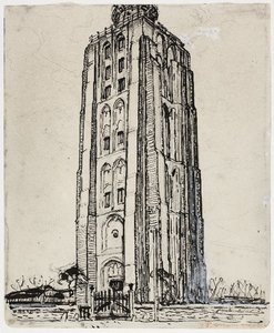 Lighthouse at Westkapelle by Piet Mondrian